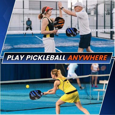 Набір ракет для піклболу Mayboom (2 або 4 шт.) з м'ячами та сумкою, схвалені USAPA, фібергласові ракетки для початківців та професіоналів