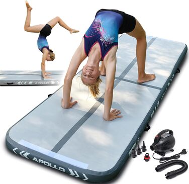 Надувна гімнастична мата Apollo Air Mat Pro (3м/4м) - для дому та на вулицю