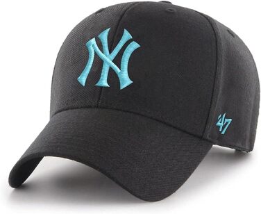 Кепка New York Yankees регульована, MLB, білий/чорний, універсальний розмір