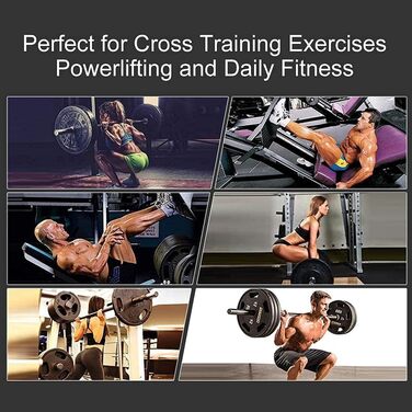 Пояс для важкої атлетики з натуральної шкіри для чоловіків. Підтримка попереку, для пауерліфтингу, важкої атлетики, тренувань у залі. Чорний.