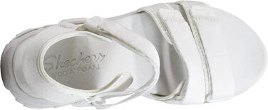 Сандли Skechers D'lites-Fresh Catch на підборах (37 EU, білий, Opulenter Garten)