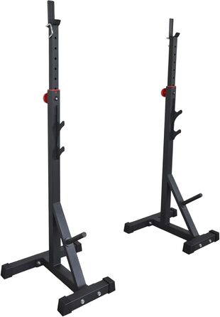 Стійка для штанги Train Hard, пара, сертифікована EN957, тримач для гантелей і штанги