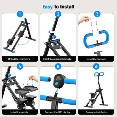 Степпер Stairmaster Pro 2026 для дому та офісу: складаний вертикальний тренажер-імітатор сходинок з регульованим кермом, макс. навантаження 150 кг
