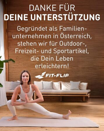 Рушник для йоги Fit-Flip з мікрофібри – нековзний, швидковисихаючий – для килимка для йоги – ідеальний як підкладка для спортивного килимка, фітнесу, пілатесу (185 x 63 см, Raspberry)