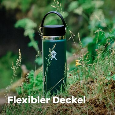 Термобутилка Hydro Flask 1180 мл (40 oz), вакуумна, нержавіюча сталь, широка горловина, герметична кришка, колір Fossil