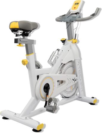 Велотренажер TechFit для дому з магнітним опором, 8 кг маховик, LCD-дисплей, тримач для планшета і пляшка