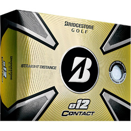 Гольф-м'ячі Bridgestone e12 Contact 2023, білі, 12 шт.