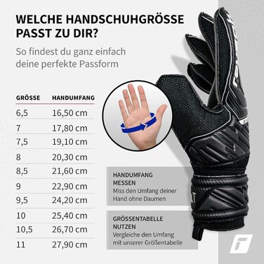 Воротарські рукавички Reusch Attrakt Solid - професійні, з латексом, для будь-якої погоди та покриття (чорні)