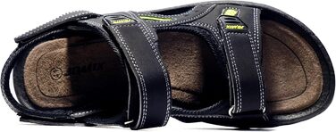 Чоловічі сандалі JOMIX для активного відпочинку на липучках: пляж, гори, подорожі - 44 EU, чорні