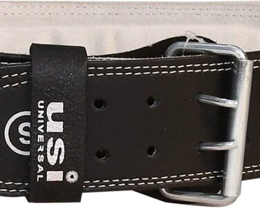Пояс для важкої атлетики USI Universal 790SL4, шкіряний, 10,2 см, з металевою пряжкою, для станової тяги, присідань і важкої атлетики, жіночий