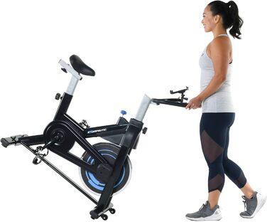 Велотренажер Exerpeutic з Bluetooth, сумісний з додатком MyCloudFitness, для домашніх тренувань
