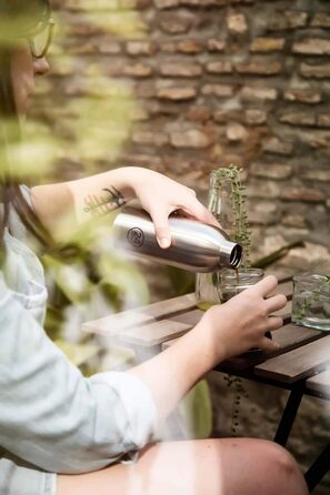 Термобутилка Clima Bottles з нержавіючої сталі, 325/482 мл, італійський дизайн, 100% герметична, зберігає тепло 12 годин, холод 24 години