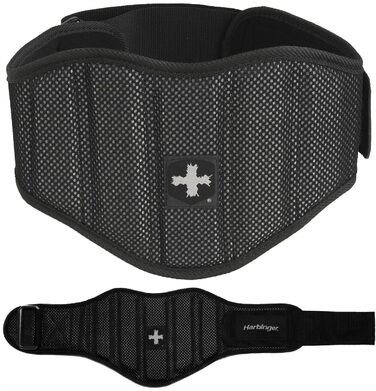 Пояс для важкої атлетики Harbinger Nylon 19 см, M — фітнес, силові тренування