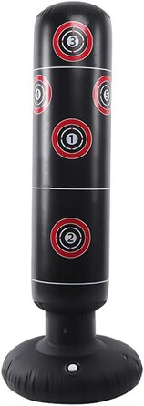 Боксерський мішок Boxsack 160cm, самостійний надувний мішок для боксу, кікбоксингу, ММА, Муай Тай, фітнесу та зняття стресу B/160