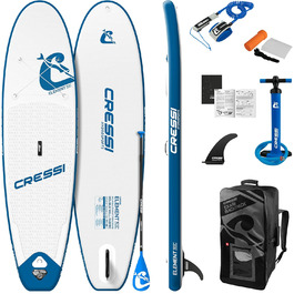Надувна SUP-дошка Cressi ISUP з повним комплектом аксесуарів для дорослих, швидке накачування, універсальна для чоловіків та жінок