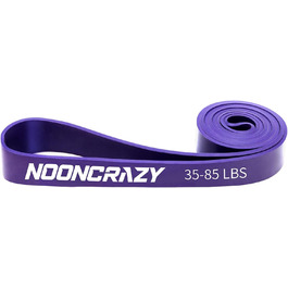 Еластичні гумки для фітнесу та йоги, набір з різними рівнями опору, з дверним кріпленням та ручками, для силових тренувань, чоловіків та жінок (фіолетовий)