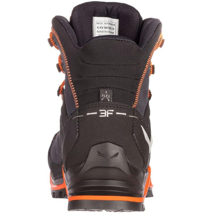 Черевики трекінгові Salewa Mountain Trainer Mid Gore-Tex для чоловіків, 47 EU, Asphalt Fluo Orange
