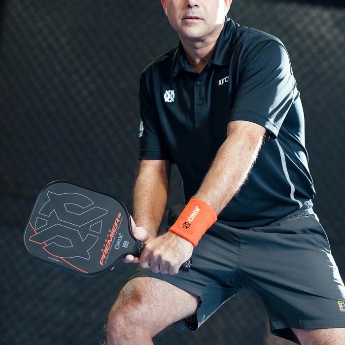 Onix Evoke Premier Pro Raw Carbon Pickleball Paddel Control - Чорний, 14 мм
