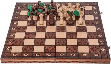 Дитячі шахи JUNIOR LUX 41x41 см – дерев'яні фігури та дошка