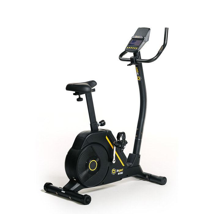 Велотренажер Besport BS-6047 MAYBIKE електромагнітний чорно-жовтий