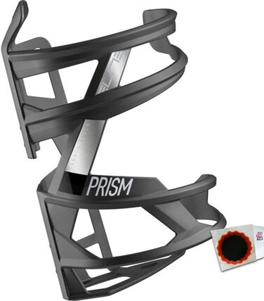 Фляготримач Elite Prism Carbon правий матовий чорний для велосипеда