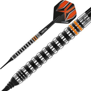 Дартс набір WINMAU Fury 18-20 г, вольфрамовий, Softip, з призмовими опереннями та Vecta-шафтами
