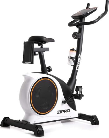 Велотренажер Zipro Nitro: магнітний, до 150 кг, для дому, чорно-білий