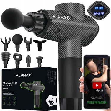 Масажер Alpha AMG-04, чорний