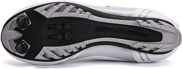 Чоловічі велотуфлі для гірського велосипеда, сумісні з Shimano SPD, 45 EU, білі