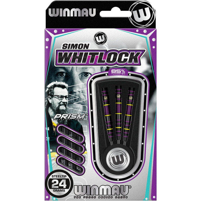 Дротики WINMAU Simon Whitlock 85% Pro-Series 24г з аксесуарами для професіоналів
