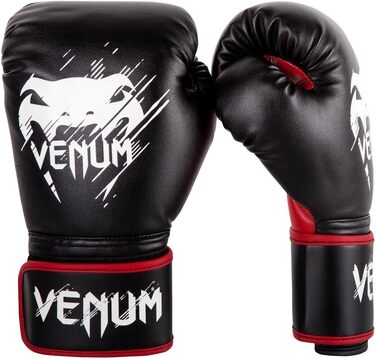 Дитячі боксерські рукавички Venum Contender 4 унції, чорні/червоні
