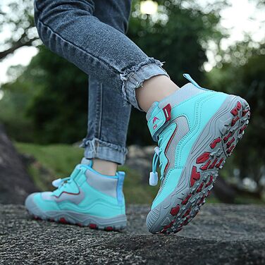 Дитячі трекінгові кросівки Barfußschuhe (K005, блакитний, 34 EU)