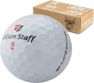 Гольф-м'ячі Wilson DX2 Duo Soft білі, преміум Lakeballs, як нові, 50 шт, для гольфу