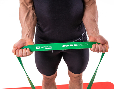 Резинка для фітнесу Hop-Sport 23-57кг HS-L044RR зелена