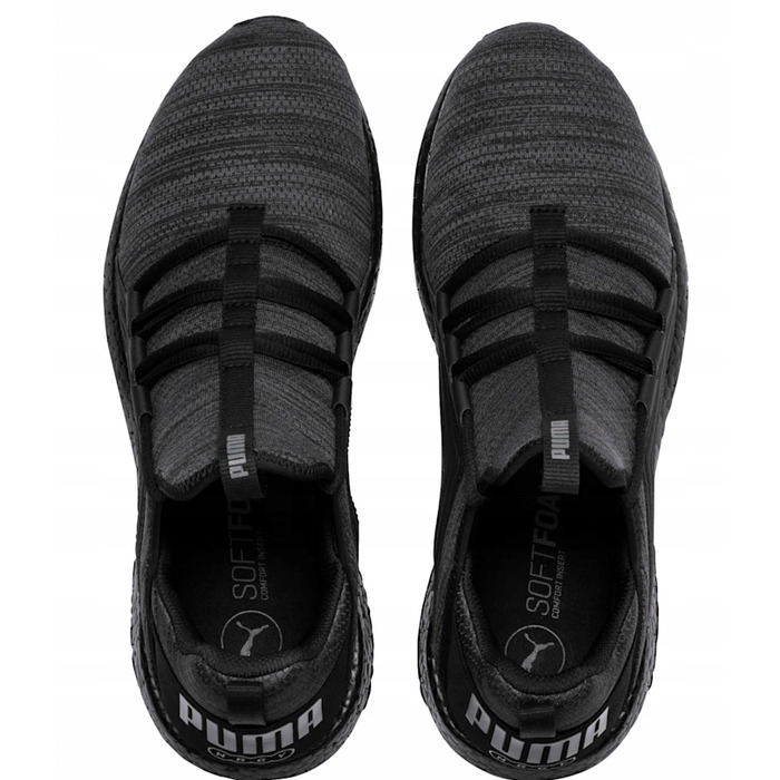 Чоловічі спортивні кросівки Puma Mega NRGY, дихаючі, чорно-сірі, розмір 42