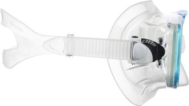 Набір для снорклінгу Cressi Estrella: маска та трубка Seal Dry, прозорий/аквамарин, універсальний розмір