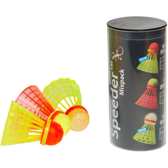 Набір Speedminton S65 для кросмінтону: ракетки, 3 волани Speeder, ліхтарики, сумка, стартовий комплект
