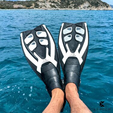 Ласти для снорклінгу та дайвінгу Khroom Flossen (Італія) р. 36-47, унісекс, регульовані