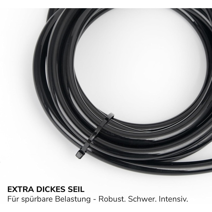 Стрибкове канат Heavy Jump Rope - для силових тренувань, фітнесу, боксу та кросфіту