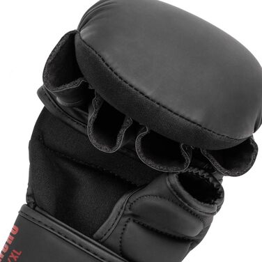 Tapout Унісекс рукавички для MMA спарингу, чорні/червоні, S/M