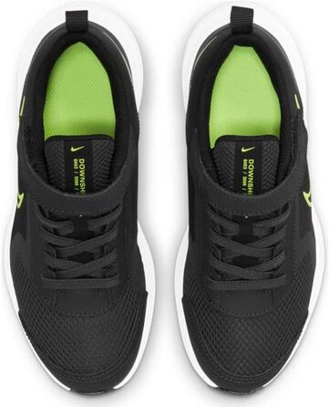 Дитячі кросівки Nike Downshifter 11 для гімнастики, 28.5 EU, сірий, чорний, білий, жовтий