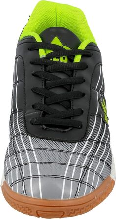 Чоловічі халапи Lico Rockfield Hallenschuhe 39 EU, чорно-сірий, лимонний