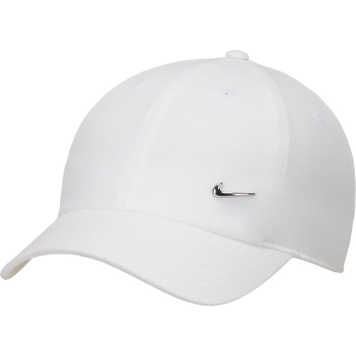 Чоловіча бейсболка Nike DF Club (L-XL), біла з металік-сріблом