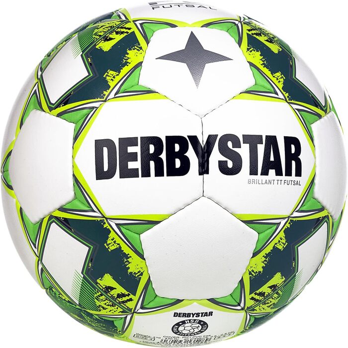 Футбольний м'яч Derbystar Futsal Brillant TT v23 розмір 4 для футзалу