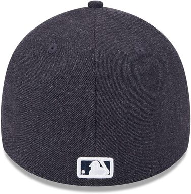 Кепка New Era 39Thirty New York Yankees Heather Navy S-M (Синій)