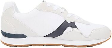 Чоловічі кросівки Tommy Hilfiger Runner Icon Mix FM0FM05679 Low Top, білі, розмір 40 EU