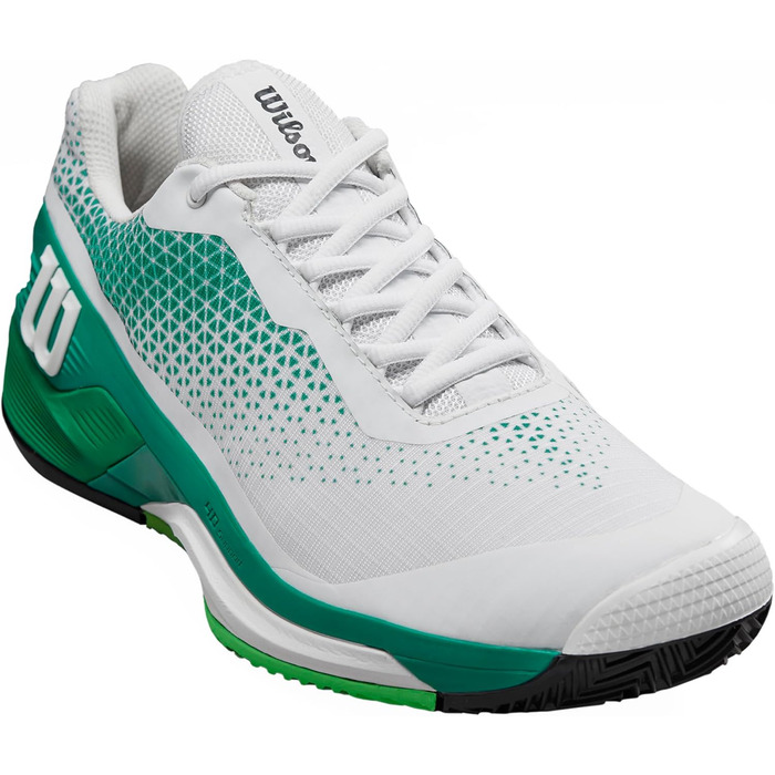 Кросівки для тенісу Wilson Rush Pro 4.0 Clay White/Bosphorus Green 39 1/3 EU
