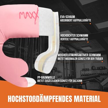 Шолом MaxxMMA для боксу, MMA, кікбоксингу, карате та тхеквондо, повне покриття, захисний для тренувань та спарингів