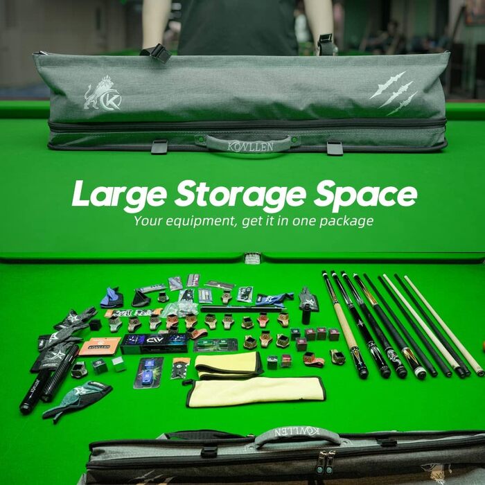 Чохол для більярдної кули (кия) KONLLEN 2x4 Oxford Cloth, чорний, для 2-4 київ