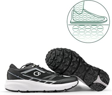 Чоловічі трекінгові кросівки Earthinglife для трейлраннінгу та хайкінгу. Водонепроникні, з антиковзною підошвою. Розмір 43 EU, чорний колір.